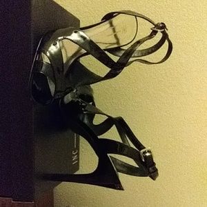 Gorgeous black patent leather heels